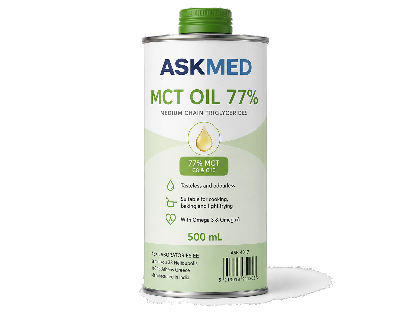 ASKMED MCT Oil 77% packshot